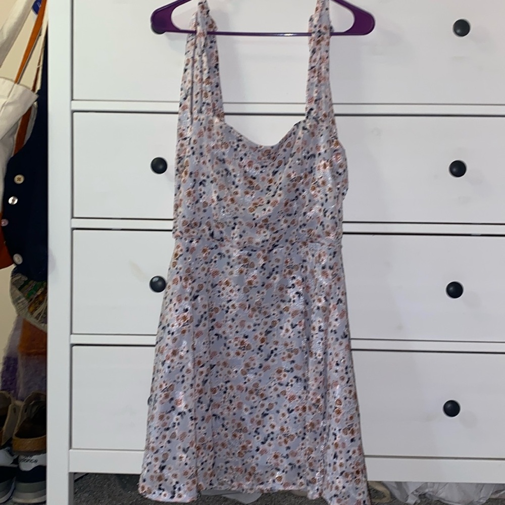 Blue Rain Tween Floral Dress